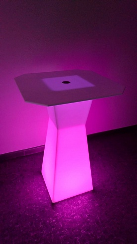 Барный LED стол "Трапеция"