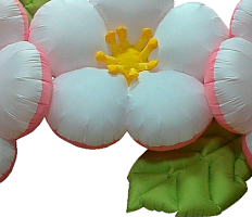 Цветы надувные гирлянда "Ромашка"