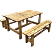 Лавка деревянная